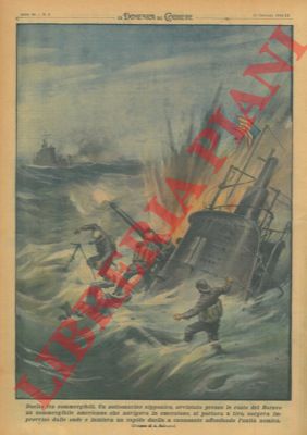 BELTRAME A. - - Sottomarino nipponico affonda sommergibile americano che navigava in emersione.