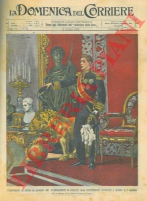 BELTRAME A. - - L'assunzione al trono di Alfonso XIII: il giuramento di fedelt alla costituzione.