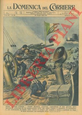 MOLINO W. - - Cesare Rosasco, comandante di una piccola  nave mercantile, attacca e mette in fuga un sommergibile nemico.