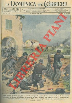BELTRAME A. - - Nella pianura pontina, gruppi di rurali romagnoli difendono, a fianco dei soldati germanici, la terra redenta dal proprio lavoro.