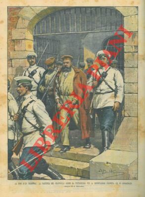 BELTRAME A. - - Partenza del colonnello Grimm da Pietroburgo per  la deportazione perpetua cui fu condannato.