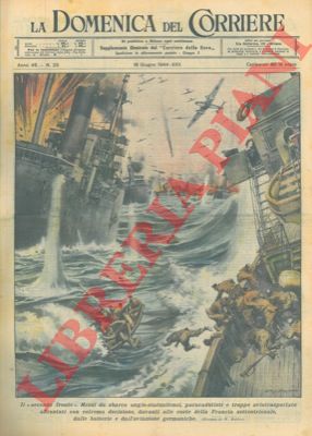 MOLINO W. - - Mezzi da sbarco anglo-statunitensi, paracadutisti e truppe aviotrasportate affrontati dalle batterie e dall'aviazione germaniche.