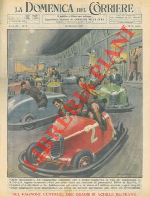 MOLINO W. - - Ragazzo sedicenne che conduceva la vita del vagabondo diventa ricco dopo aver vinto un concorso di pronostici (allegramente al luna park, su autoscotro)