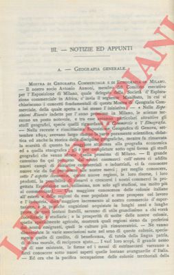G.D.V. - - La Spedizione Bottego.