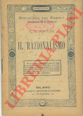 AEROLDI C.E. - - Il razionalismo.