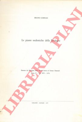 CORRIAS Bruno - - Le piante endemiche della Sardegna. 5.
