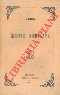FRULLANI Emilio - - Versi.