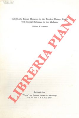 EMERSON William K. - - Indo-Pacific elements in the tropical eastern Pacific, with special reference to the mollusks.