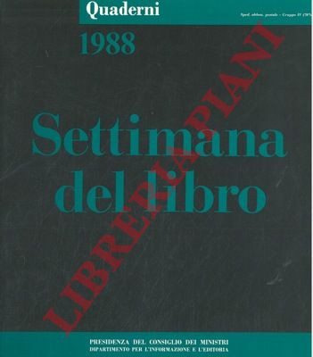 - - Settimana del libro. 1988.
