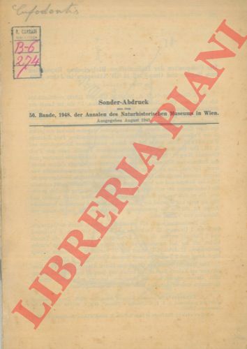 CUFODONTIS Georg - - Die Compositen der Italianische Biologischen Expedition zum Sagan - und Omo-FluB in SW-Athiopien im Jahre 1939.