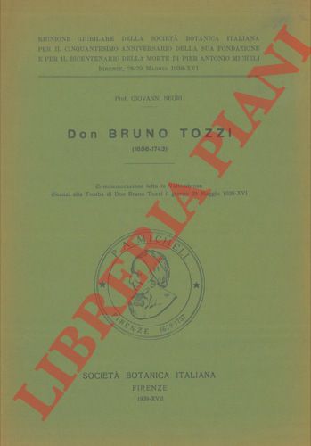 NEGRI Giovanni - - Don Bruno Tozzi (1656-1734).