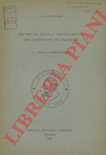MESSERI Albina - - Ricerche sulla vegetazione dei dintorni di Firenze. II - Rilievi a Poggio Pratone.