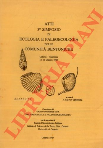 (D'ONOFRIO Sara) - - Atti 3 simposio di ecologia e paleoecologia delle comunit bentoniche.