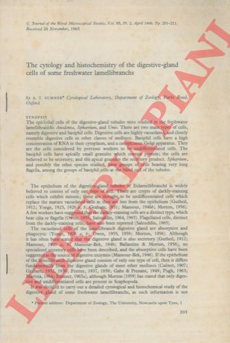 SUMNER A.T. - - The cytology and histochemistry of the digestive-gland cells of some freshwater lamellibranchs.