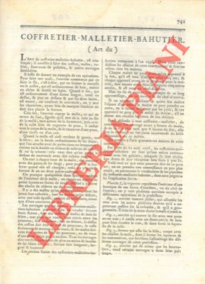 Encyclopedie mthodique. - - Art de la Cartonnerie.