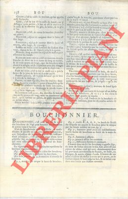 Encyclopedie mthodique. - - Bouchonnier.