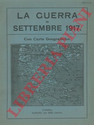 - - La guerra in settembre 1917.