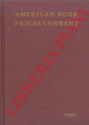 - - American Book Prices Current 1997. Vol. 103.
