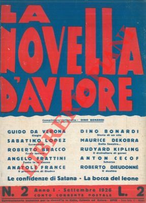 - - La novella d'autore.