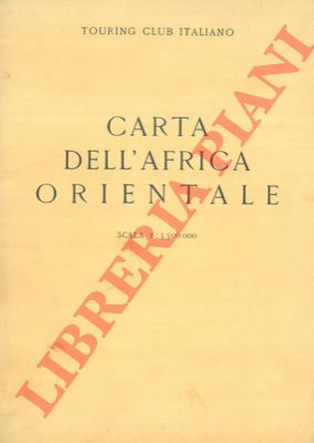 TCI - - Carta dell'Africa Orientale. Eritrea - Etiopia (Abissinia) - Somalia.