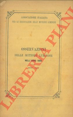 Associazione Italiana per le Osservazioni delle Meteore Luminose - - Osservazioni delle meteore luminose.