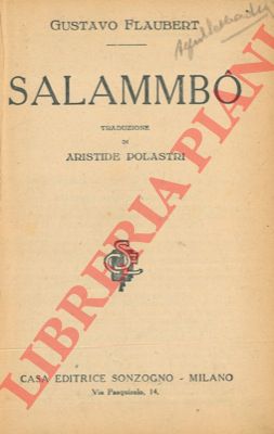 FLAUBERT Gustavo - - Salammbo.