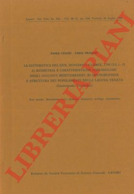 CESARI Paolo - PRANOVI Fabio - - La sistematica del gen. Monodonta Lamarck, 1799 (s.l.)  - II. A) Biometria e caratteristiche conchigliari degli Osilinus mediterranei. B) Distribuzione e struttura dei popolamenti della laguna veneta (Gastropoda, Trochidae).