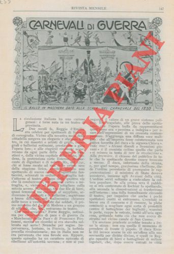 CERLINI Aldo - - Carnevali di guerra.