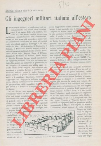 MAGGIORATI Leone A. - - Gli ingegneri militari italiani all'estero.