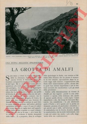 PARPAGLIOLO Luigi - - La grotta di Amalfi.