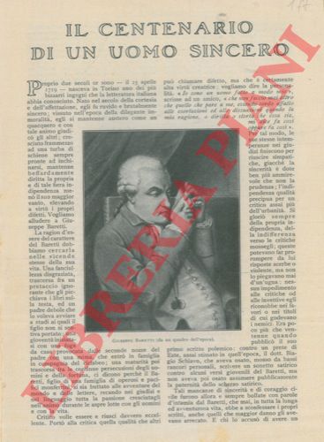 RUSCA Luigi - - Il centenario di un uomo sincero.