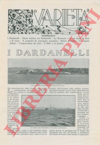 DA CARGIAGO Giovanni - MARTE - - I Dardanelli. UNITO: Glorie italiane nei Dardanelli.