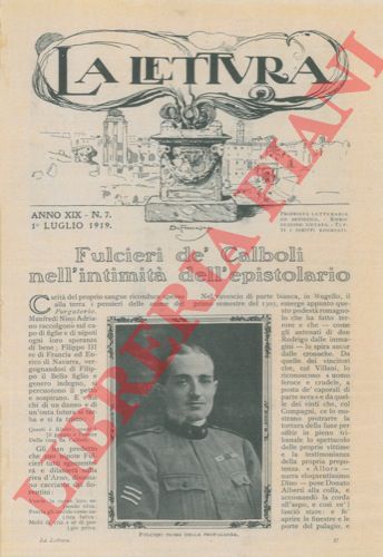 ARCARI Paolo - - Fulcieri d Calboli nell'intimit dell'epistolario.