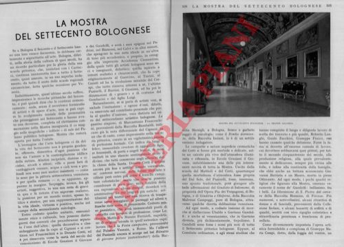 BUSCAROLI Rezio - - La Mostra del Settecento Bolognese.