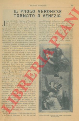 - - Il Paolo Veronese tornato a Venezia.
