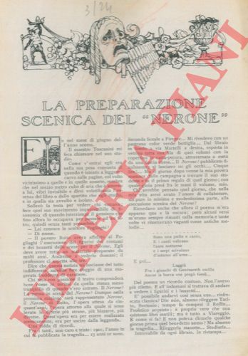 FORZANO G. - - La preparazione scenica del 