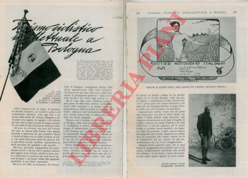 TREBBI Oreste - - Turismo ciclistico intellettuale a Bologna.