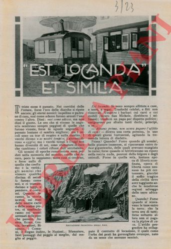 FRANCHI Anna - - 'Est locanda' et similia.