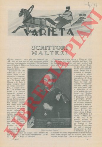 CURMI Giovanni - - Scrittori maltesi.