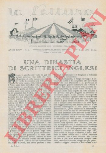 BIAGI Guido - - Una dinastia di scrittrici inglesi.