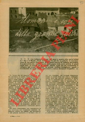 DE KERJEAN Paulo - - Uomini e cose della grande guerra.