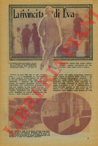 PEDRAZZOLI Arturo - - La rivincita di Eva.