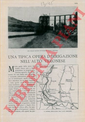 SILVESTRI Giuseppe - - Una tipica opera d'irrigazione nell'alto veronese.