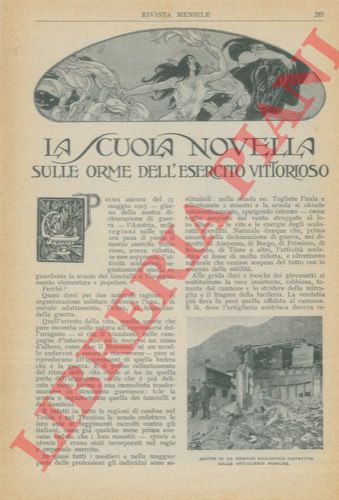 ARMANI T. - - La scuola novella sulle orme dell'esercito vittorioso.