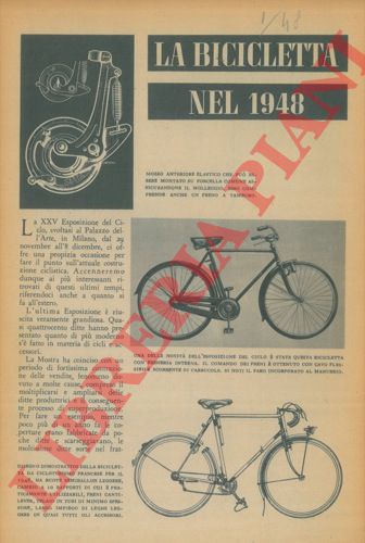 CAPORALI Enrico - - La bicicletta nel 1948.