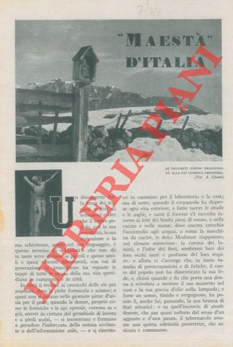 COZZANI Ettore - - Maest d'Italia.