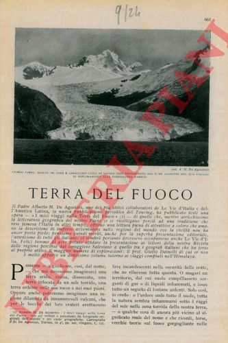 DAINELLI Giotto - - Terra del Fuoco.