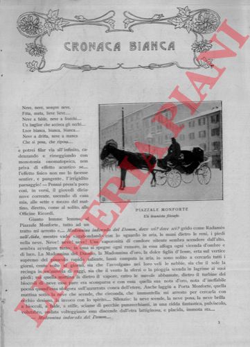 - - Cronaca bianca.
