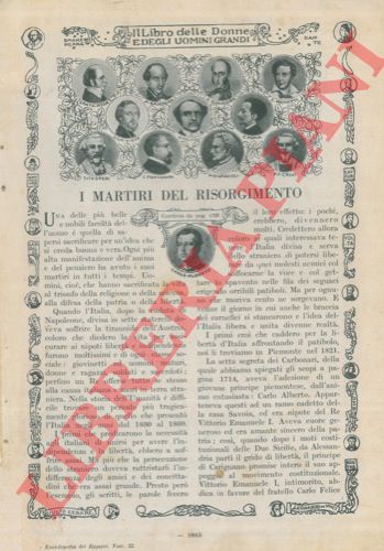 - - I martiri del Risorgimento.