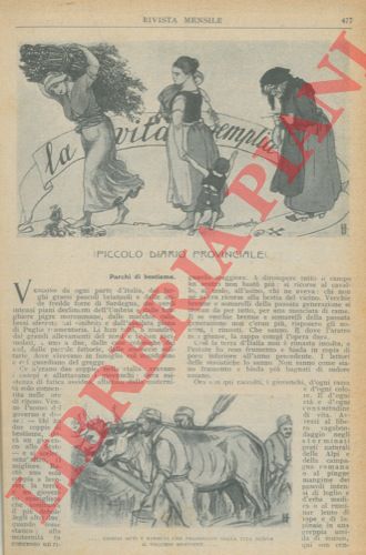 SAPONARO Michele - - La vita semplice (piccolo diario provinciale).